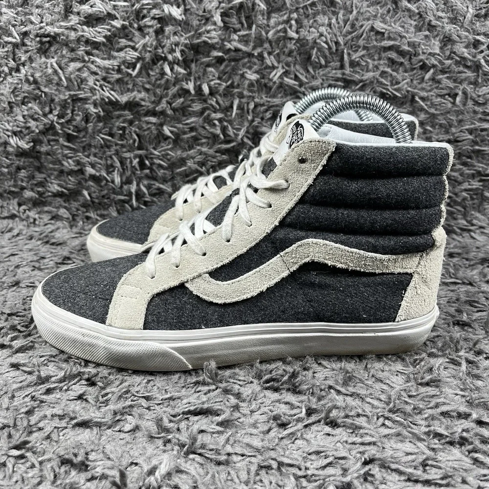 Vans suede & wool  skateboard high tops size Men's 6.5